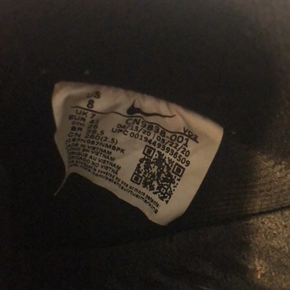 Nike Air Force 1 React CN9838 Iridescent Glow Men’s Size 8 - Picture 11 of 16